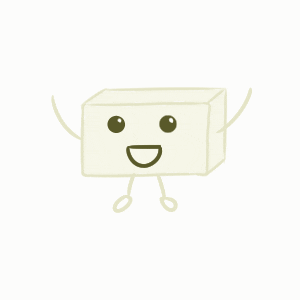 tofu cooking in pot gif